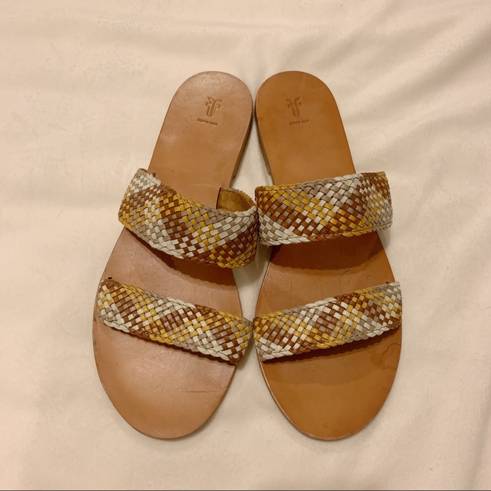 FRYE Ruth Woven Gladiator Sandals